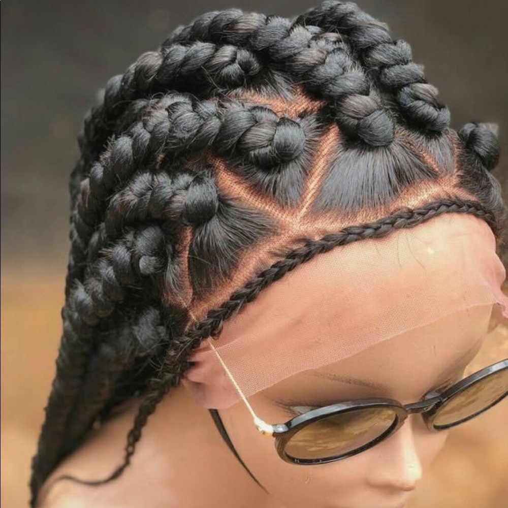 Custom Made Box Braid Wig (Prev Customer Order).